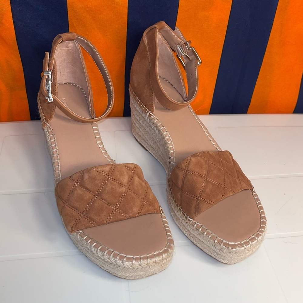 Nordstrom Carmen Espadrille Platform Wedge Sandal Women size 9M new no box